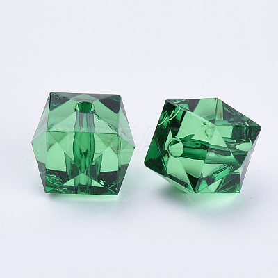 Transparent Acrylic Beads X-TACR-Q259-6mm-V17-1