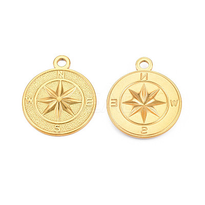 Ion Plating(IP) 304 Stainless Steel Pendants STAS-T063-187G-1