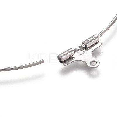 Tarnish Resistant 304 Stainless Steel Wire Pendants STAS-M274-020C-1