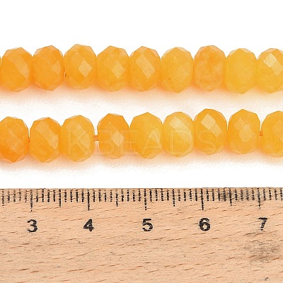 Faceted Dyed Natural White Jade Beads Strands GG-CBAE966-01A-C-1