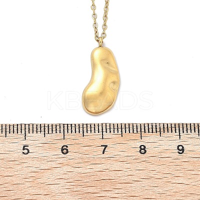 Ion Plating(IP) 304 Stainless Steel Pendant Necklace NJEW-K255-23G-1