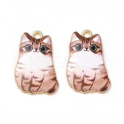 Alloy Enamel Pendants X-ENAM-M046-12G-C-1
