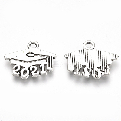 Tibetan Style Alloy Pendants X-TIBE-R316-145AS-RS-1