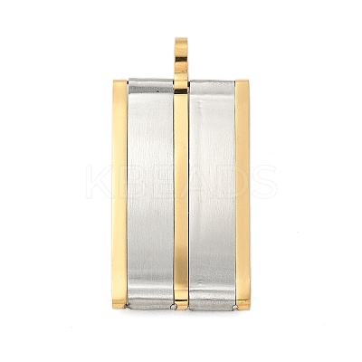 304 Stainless Steel Pendants STAS-G346-28GP-1