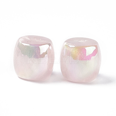 Opaque Acrylic Beads OACR-C009-01-1