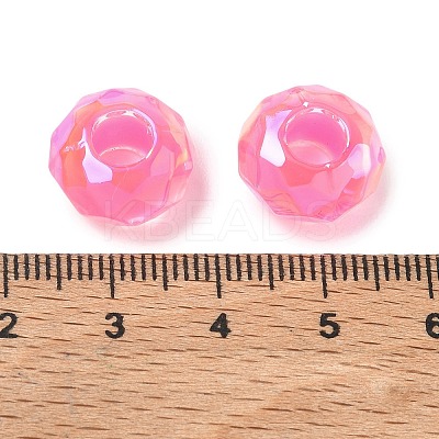 Electroplate Transpant Resin European Beads RE-CBAFF00-02A-1