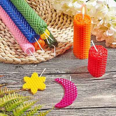 Beeswax Honeycomb Sheets DIY-WH0162-55B-10-1