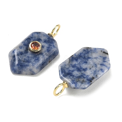 Natural Blue Spot Jasper Pendants KK-CBAF9BC-20G-04-1