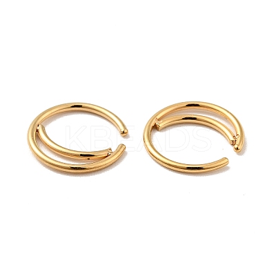 Crescent Moon Shape 316 Surgical Stainless Steel Hoop Nose Rings AJEW-I065-01G-1