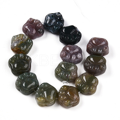 Natural Indian Agate Beads Strands G-M108-A14-01-1