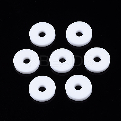 Handmade Polymer Clay Beads CLAY-R067-6.0mm-B17-1