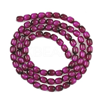 Imitation Tiger Eye Glass Beads Strands X-GLAA-H040-02D-1