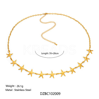 Summer Beach 304 Stainless Steel Link Chain Waist Belly Chains for Sexy Bikini FS-WGD8E2E-01-1