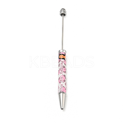 Word You are Amazing Printed Plastic Ball-Point Pen AJEW-C038-01E-1