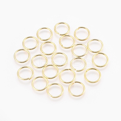 Brass Open Jump Rings J0CPE016-1