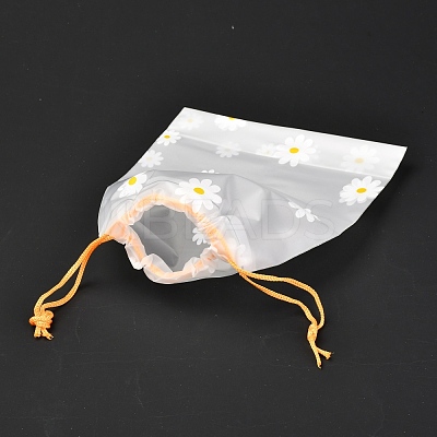 Plastic Frosted Drawstring Bags ABAG-M003-01A-05-1