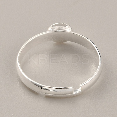 Adjustable Brass Finger Rings Components KK-WH0054-22B-S-1