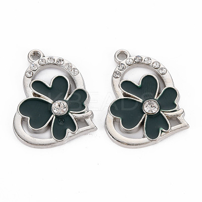 Alloy Pendants PALLOY-N153-08-RS-1
