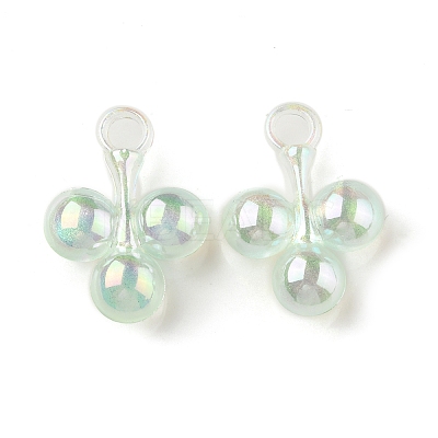 UV Plating Acrylic Pendants OACR-K005-20-1