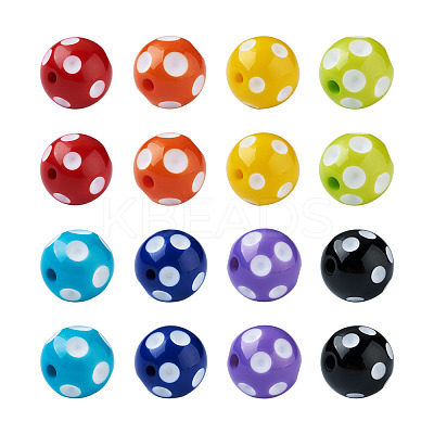Opaque Resin Beads RESI-CW0001-05-1