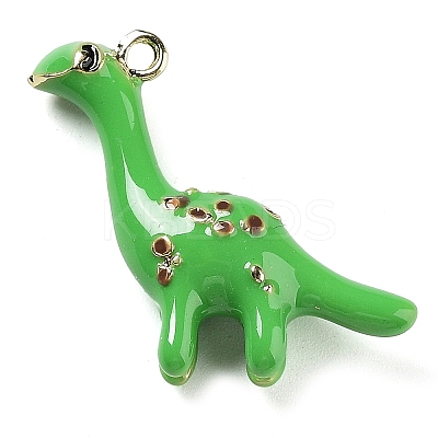 Alloy Enamel Pendants ENAM-H043-01G-10-1