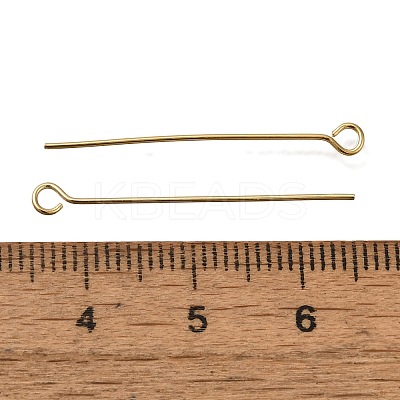 Brass Eye Pins KK-H502-02E-G-1