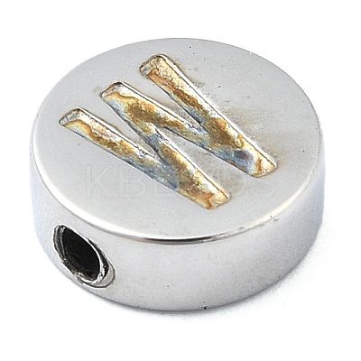 Tarnish Resistant 304 Stainless Steel Beads STAS-H219-15P-W-1