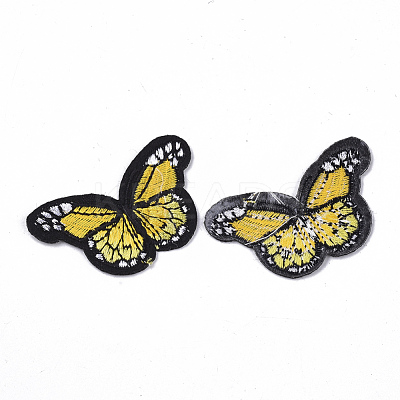 Computerized Embroidery Cloth Iron On/Sew On Patches AJEW-S076-025-1