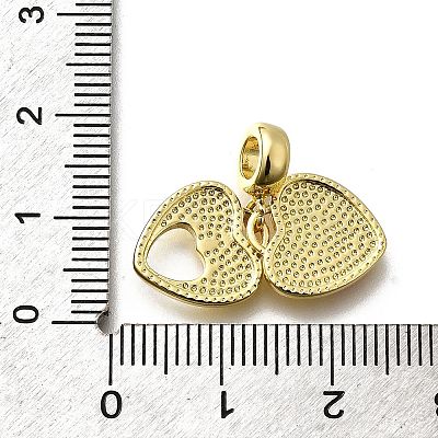 Brass Enamel Pendants KK-P295-05G-01-1