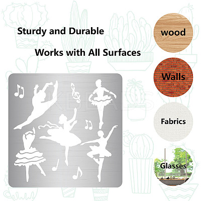 Stainless Steel Cutting Dies Stencils DIY-WH0238-154-1