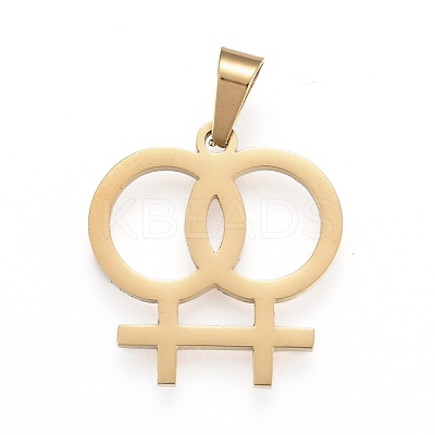 304 Stainless Steel Pendants STAS-G237-32G-1