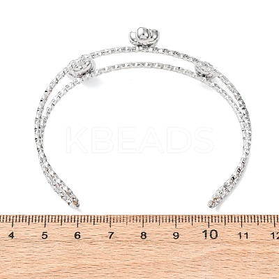 304 Stainless Steel Cuff Bangles for Women BJEW-P377-03P-1
