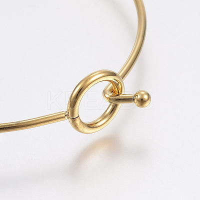 Ion Plating(IP) 304 Stainless Steel Expandable Bangle Making STAS-F148-01G-1