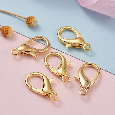 Zinc Alloy Lobster Claw Clasps E107-G-NF-1