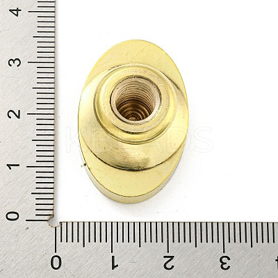 Golden Tone Wax Seal Brass Stamp Head LS-AJEW-G056-03C-1