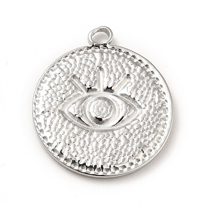 Non-Tarnish 304 Stainless Steel Pendants STAS-P312-19P-1