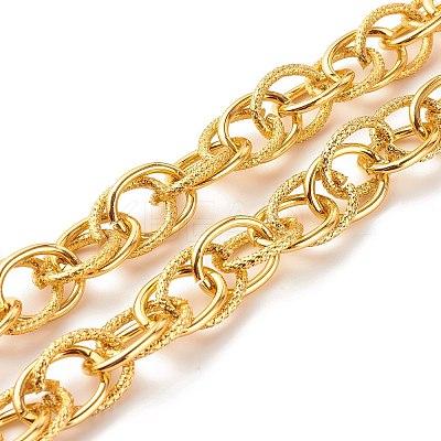 Aluminum Double Link Chains Bag Handles AJEW-BA00087-1