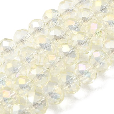 Electroplate Glass Beads Strands LS-EGLA-D020-8x5mm-70-1