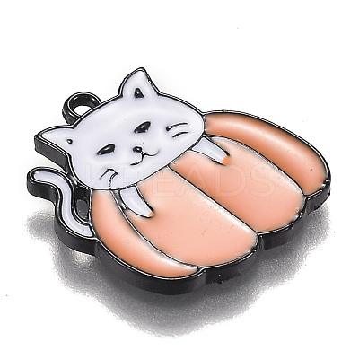 Autumn Theme Alloy Enamel Pendants ENAM-J649-06B-02-1