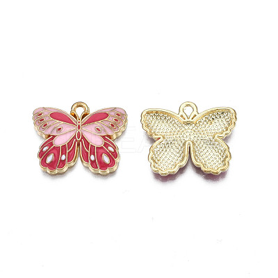 Alloy Enamel Pendants ENAM-N055-105B-1