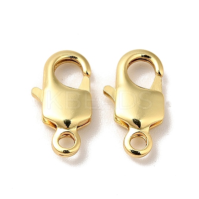 Brass Lobster Claw Clasps KK-J301-22G-1