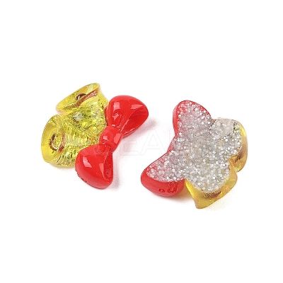 Christmas Series Cute Transparent Resin Decoden Cabochons RESI-S03-03G-1