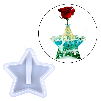 Star Display Holder Silicone Molds DIY-M045-09-1