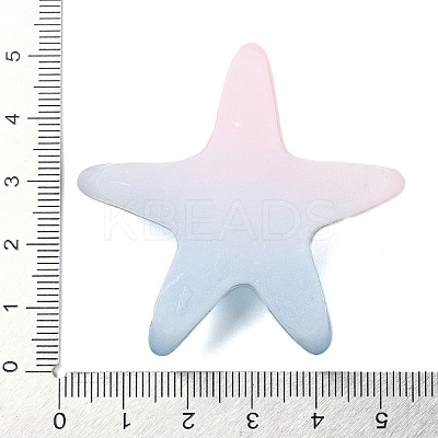 Gradient Color Opaque Resin Decoden Cabochons CRES-P036-01B-03-1