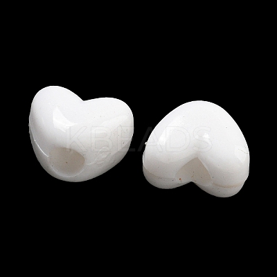 Opaque Acrylic European Beads SACR-L007-033C-1