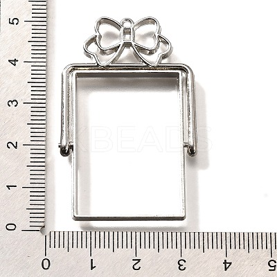 Alloy Open Back Bezel Pendants PALLOY-I223-10P-1
