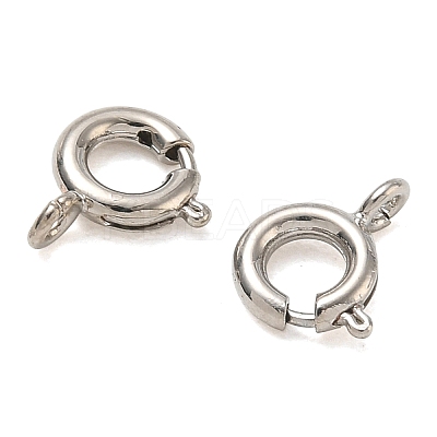 Brass Spring Ring Clasps KK-CBA1AE8-05B-P-1