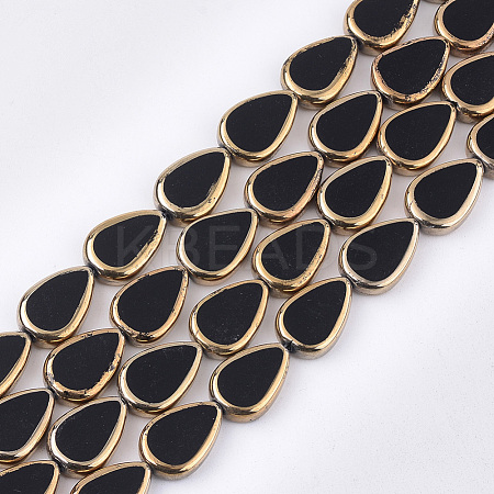 Electroplate Glass Beads Strands EGLA-S188-04A-1
