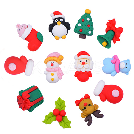 22Pcs 11 Style Resin Cabochons RESI-CJ0001-162-1