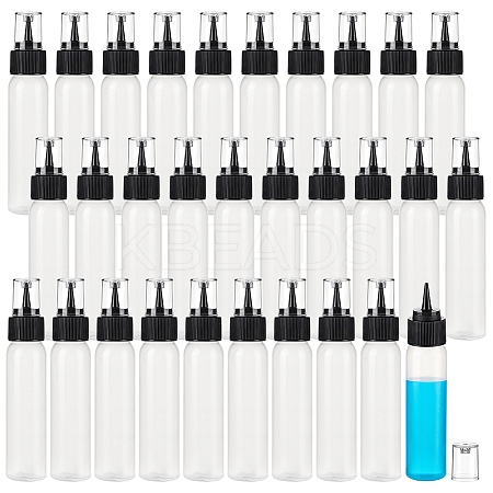 30Pcs Plastic Empty Refillable Squeeze Bottles AJEW-BC0008-92B-1